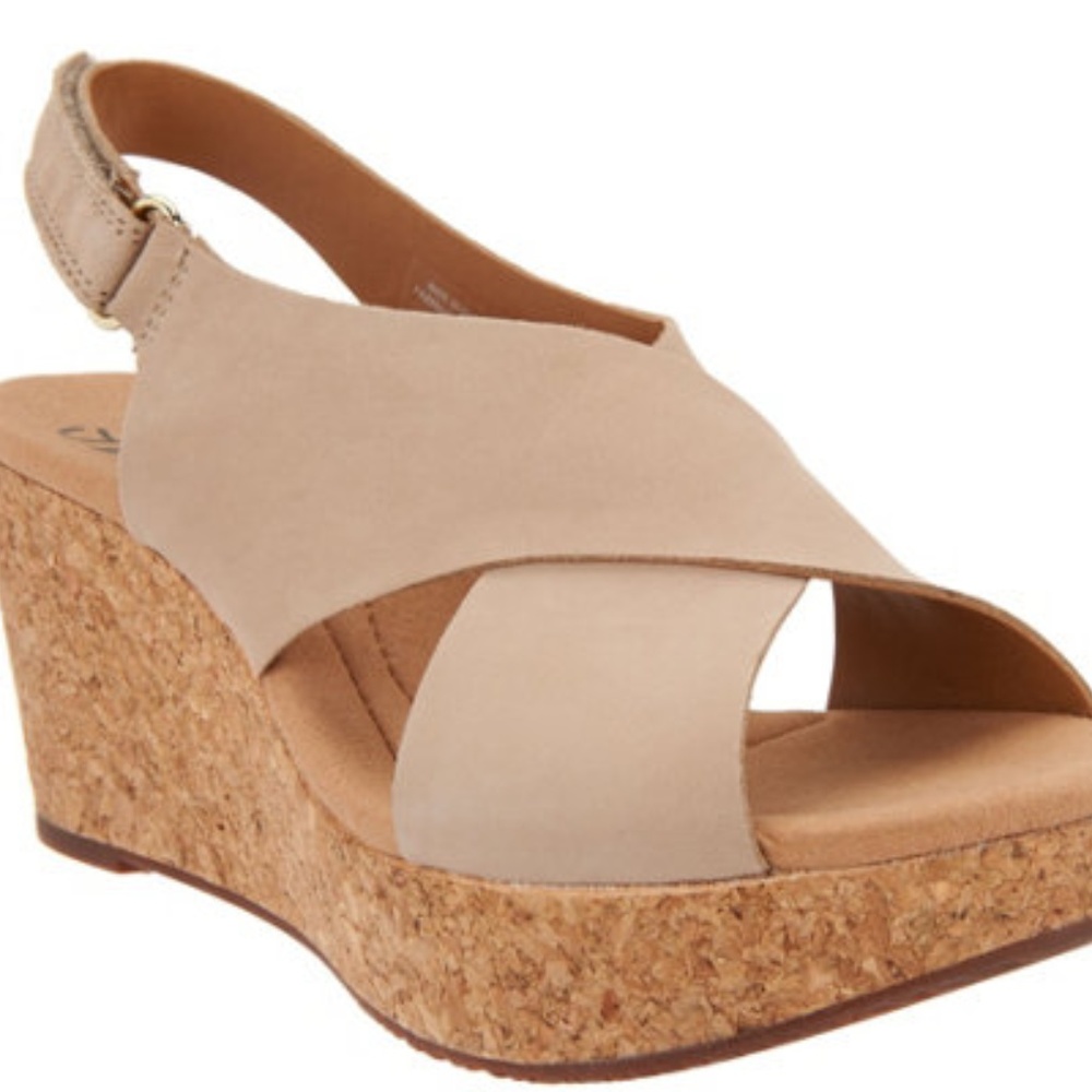 Clarks Annadel Eirwyn Wedge Tan